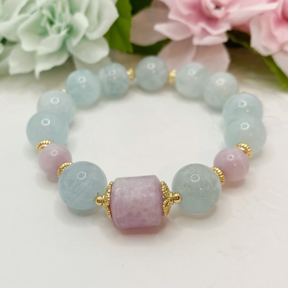 Jewelry - Nature Aquamarine Crystal Bracelet